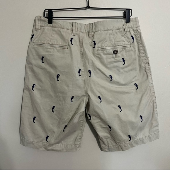 Boden Men’s Embroidered Seahorse Chino Shorts size 34 - Picture 3 of 8